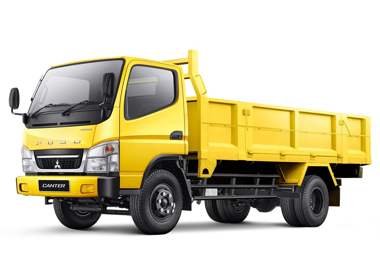Mitsubishi Fuso Canter FE 74 sebagai referensi resmi untuk pembahasan tenaga, torsi, dan final gear