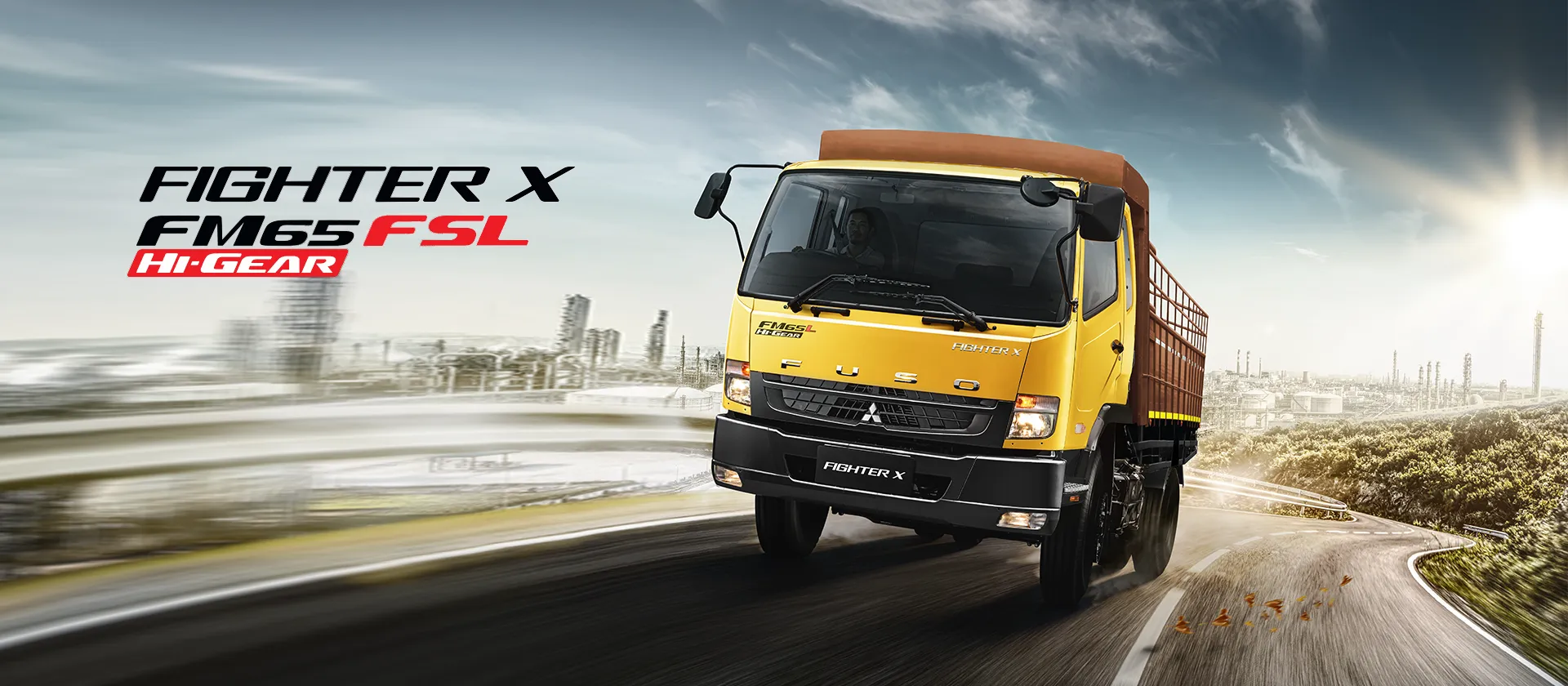 Mitsubishi Fuso Fighter X dalam operasi jalan raya